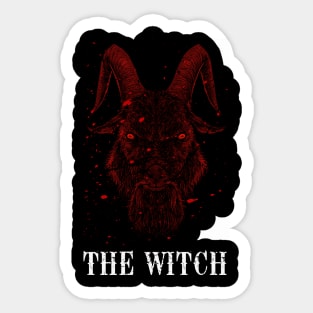 New England Nightmare The Haunting World Of The Witch Sticker